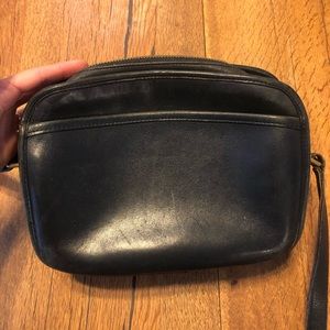Vintage coach leather purse.
